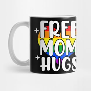 Daisy Heart LGBT Pride Month Free Mom Hugs Mug